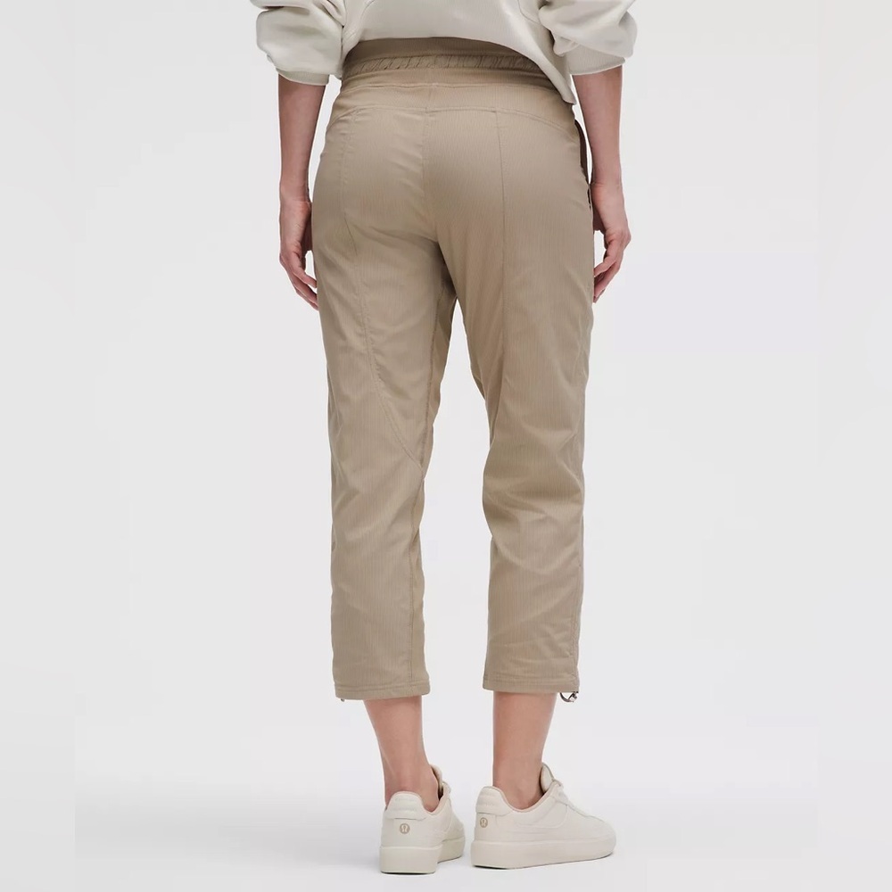 Lululemon Sheer Oak Dance Studio Mid-Rise Cropped Pant 2 - Picture 2 of 14